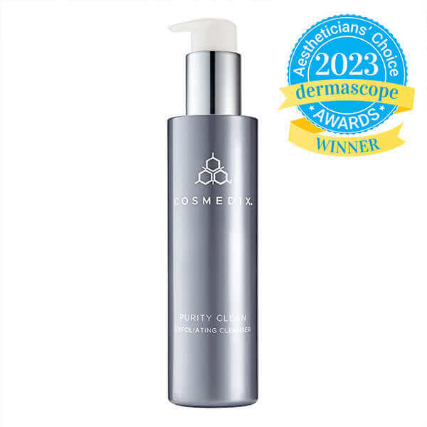 Aestheticians' choice award 2023 for exfoliating cleaner Purity clean