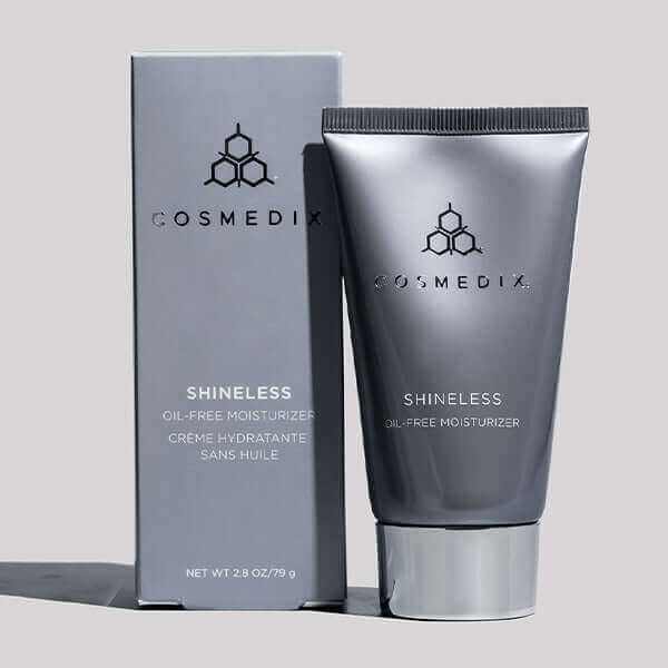 A tube and box of Shineless it is a lightweight Oil-Free Moisturizer that's formulated specifically for oily and blemish-prone skin and helps reduce the appearance of shine, while providing lasting hydration.