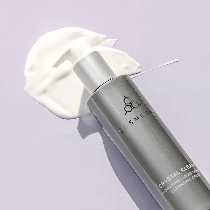 Gently remove unwanted dirt, oil and makeup and leave skin refreshed with COSMEDIX Crystal Cleanse