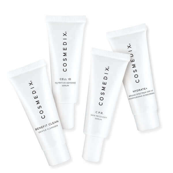 the tubes of The Post Treatment Starter Kit is a 4-piece daily regimen