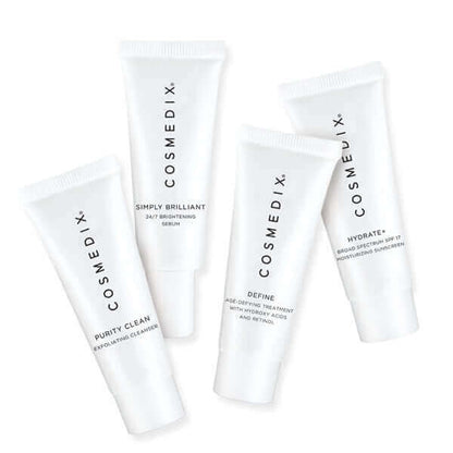 The tubes of Treatment Prep Starter Kit it is a 4-piece daily regimen