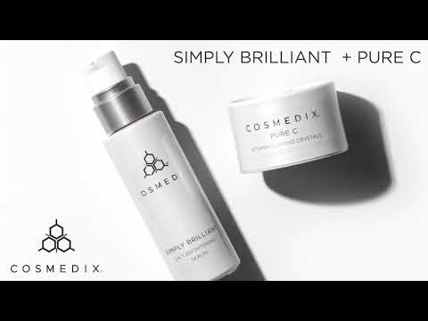 a video about simply brilliant brightening serum