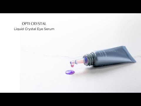 A video about opti crystal liquid eye serum